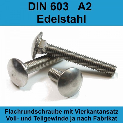 Din 603 edelstahl - m6,