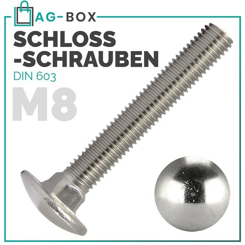 Schlossschrauben din 603 - m8,